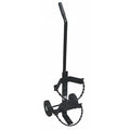 Fire Extinguisher Wheeled Cart, 30 lb, Black