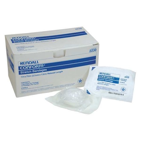 Stretch Bandage, Cotton/Polyester, PK12