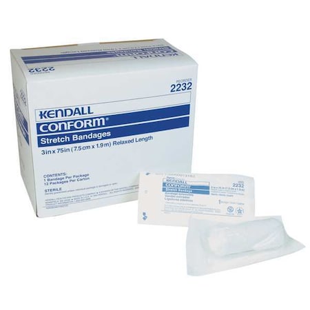 Stretch Bandage, Cotton/Polyester, PK12
