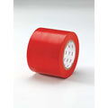 Safety Warning Tape Vinyl Red, 4" W x 180 ft. L, 5 mil Thick