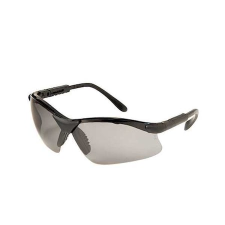 Revelation, Safety Glasses, Anti-Scratch, Smoke Lens, Black Frame, Half-Frame, Polarized