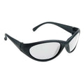 Cobalt, Safety Glasses, Uncoated, Smoke Lens, Black Frame, Full-Frame, Polarized
