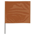 Marking Flag, Vinyl, 36" Wire Staff, Solid, 36" L., 100 PK