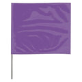 Marking Flag, Vinyl, 21" Wire Staff, Blank, 21" L., 100 PK