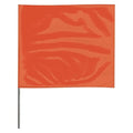 Marking Flag, Vinyl, 15" Wire Staffs, Blank, 15" L., 100 PK