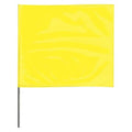 Marking Flag, Vinyl, 36" Wire Staff, Solid, 36" L., 100 PK