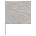 Marking Flag, Vinyl, 30" Wire Staff, Solid, 30" L., 100 PK