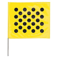 Marking Flag, Vinyl, 18" Wire Staff, Blank, 18" L., 100 PK