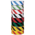 Flagging Tape, No Legend, Blue/White, 1 3/16 in Wide x 300 ft Length, Vinyl, 2 mil