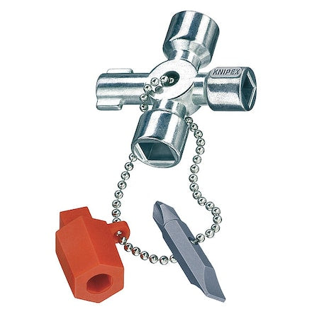 Control Cabinet Key, 2 53/64 In L