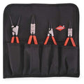 Retaining Ring Plier Set, 0 Deg., 4 pcs.