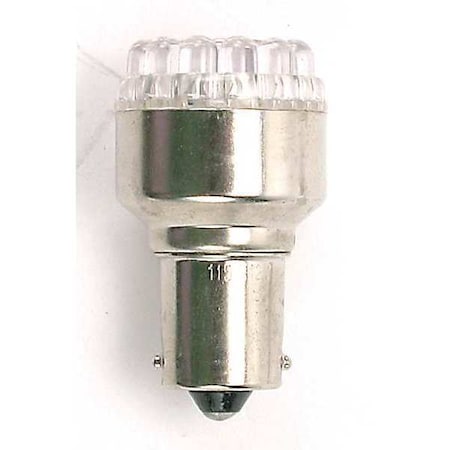 Miniature LED Light Bulb, 1.4 W, S8, Single Contact Bayonet, BA15s