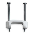 Cable Staples, Plastic, 50 PK