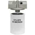 Spin-on Filter, 25 Micron, 15 GPM, 3/4 In