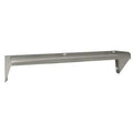 Stainless Steel Wall Shelf, 11-1/8"D x 24"W x 9-1/2"H, Silver
