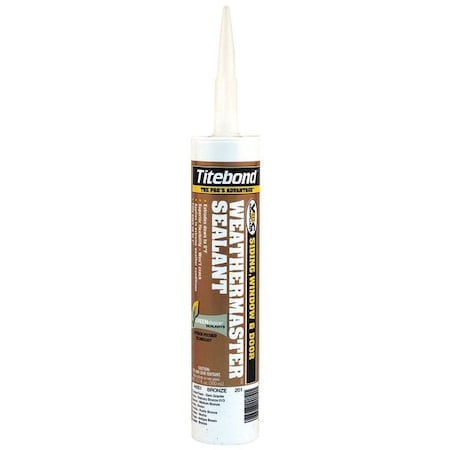 Sealant, 10 oz, Cartridge, Bronze, Polymer Base, WeatherMaster