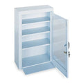 Empty First Aid Kit, 4 Shelves, 27"H, WHT