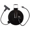 Cord Reel, NEMA 5-15R, 14 AWG, Black Reel Color, 30 ft Length, 3 Outlets