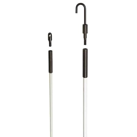Cable Pulling Fishing Pole, 3/16 In, 30 ft