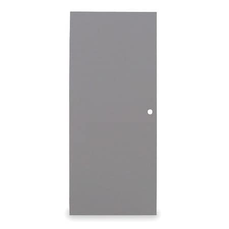 Flush Steel Door, 80 in H, 36 in W, 18-gauge, Type: 1