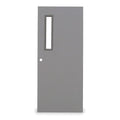Narrow Light Steel Door, 80 in H, 48 in W, 1 3/4 in Thick, 16-gauge, Type: 1