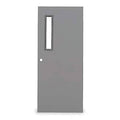 Narrow Light Steel Door, 84 in H, 36 in W, 1 3/4 in Thick, 16-gauge, Type: 1