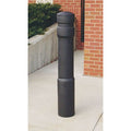 Bollard Cover, 6 In Dia., 52 In H, Black