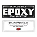 Contact Cement, Double/Bubble Regular Setting Series, Black, 5 oz, Tube, 10 PK, 1:01 Mix Ratio