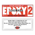 Epoxy Adhesive, Double/Bubble Non-Sag Extra Fast Setting Series, White, Pail, 10 PK, 1:01 Mix Ratio