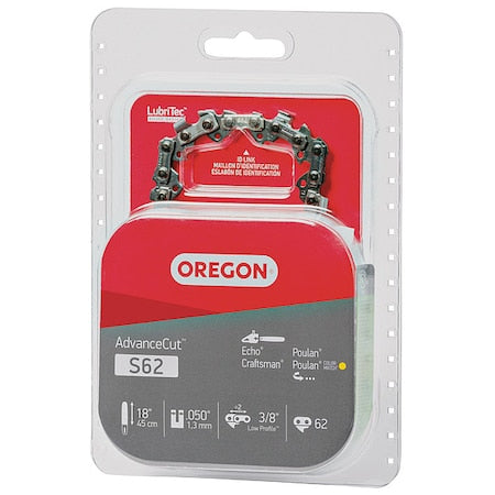 Saw Chain, 18 In., .050 In., 3/8 In. Pitch