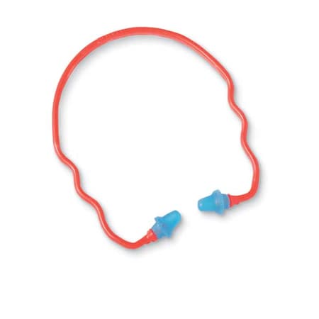 Contra-Band Reusable Vinyl Ear Plugs, Bell Shape, 22 dB, Dark Blue