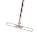12" Mop Handle, Bright Silver, Aluminum