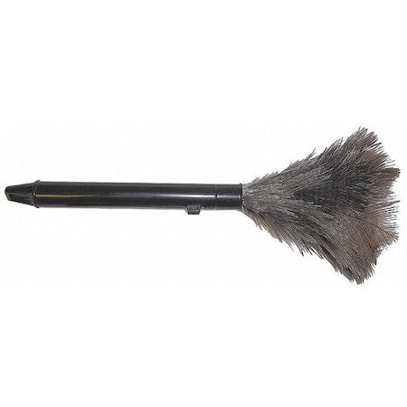 Retractable Duster, Ostrich Feathers, 14"L