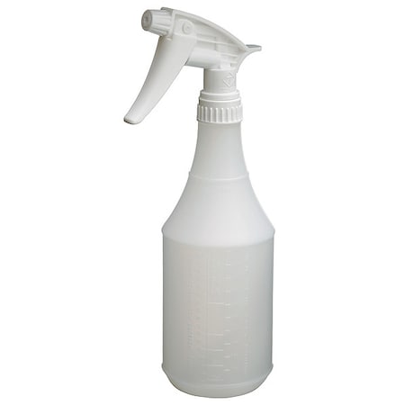 24 oz. White, Plastic Trigger Spray Bottle, PK3