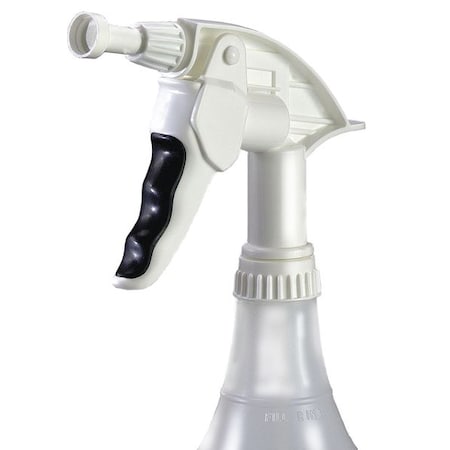 7-1/4"White/Black, Plastic Trigger Foamer, PK6