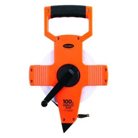 100 ft Engineer's Tape Measure, 1/2 in Blade