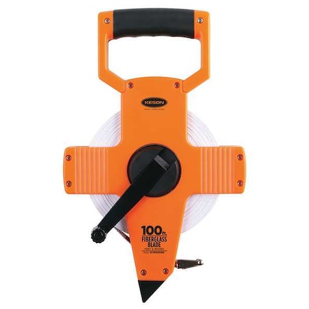 100 ft Tape Measure, 1/2 in Blade