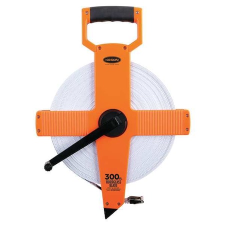 300 ft Tape Measure, 1/2 in Blade
