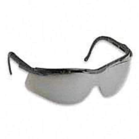 N-Vision, Safety Glasses, Anti-Fog, Anti-Static & Anti-Scratch, Clear Lens, Black/Gray Frame