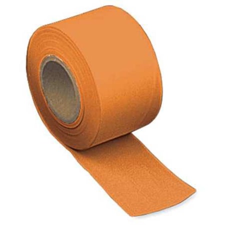 Flagging Tape, No Legend, Orange, 2 in Wide x 300 ft Length, Vinyl, 2.5 mil