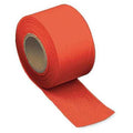 Flagging Tape, No Legend, Red, 2 in Wide x 300 ft Length, Vinyl, 2.5 mil