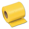 Flagging Tape, Yellow, 4 in Wide x 300 ft Length, Vinyl, 2.5 mil