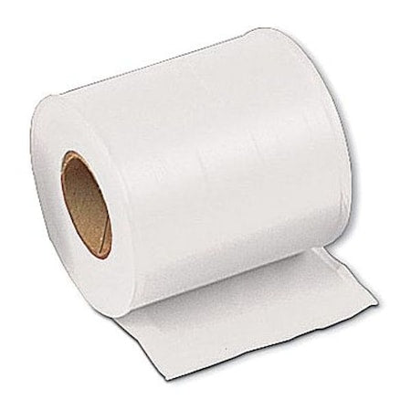 Flagging Tape, White, 4 in Wide x 300 ft Length, Vinyl, 2.5 mil