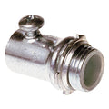 EMT Grounding Connector, 2 in, Set Screw, Steel, Plain