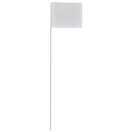 Marking Flag, PVC, Solid, 2.5" L., 100 PK