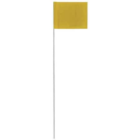 Marking Flag, PVC, Blank, 2.5" L., 100 PK