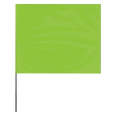 Marking Flag, PVC, Blank, 4" L., 100 PK
