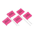 Marking Flag, PVC, Wetland Delineation, 4" L., 100 PK