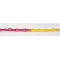 Plastic Chain, Magenta/Yellow, 100 ft Length, Gloss