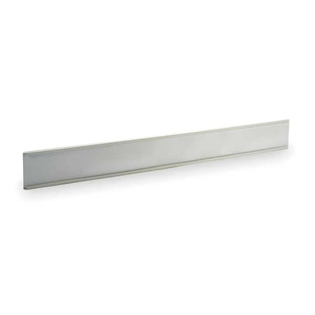 Barricade Beam, Plastic, High-Intensity Prismatic, 8 in Height, 6.75 lb, White
